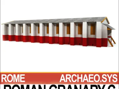 Roman Granary C 3D model