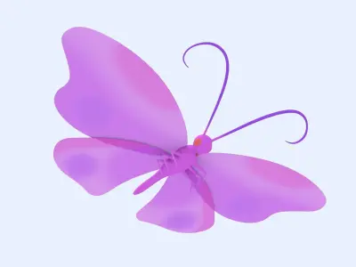 Butterfly Rigged 3D model