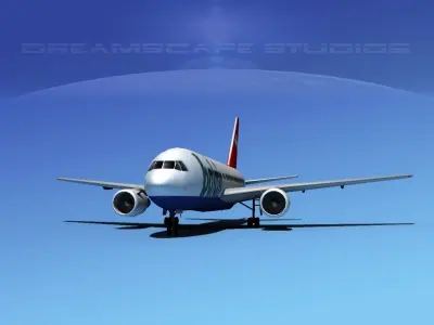Boeing 767-100 Balair 3D model