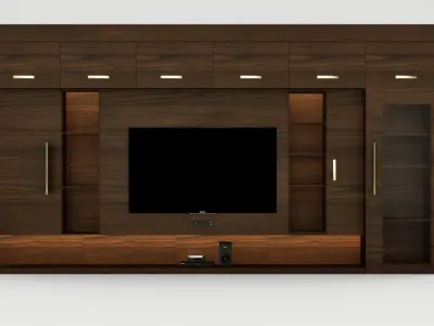TV-unit-1 Free 3D model