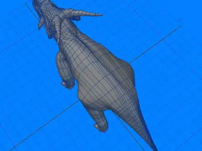 Einiosaurus dinosaur 3D model