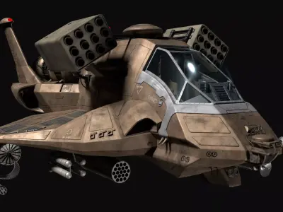 Battlestar Galactica - Raptor Mk2B 3D model