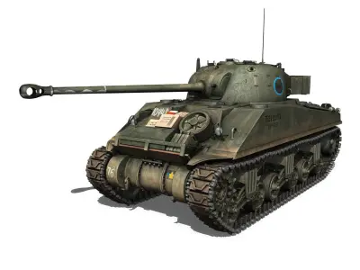 Sherman MK VC Firefly - Chaser 3D model