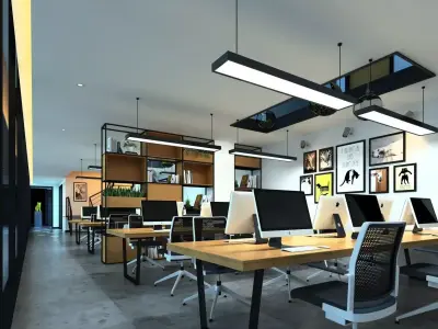 Pet Company Office 3D model