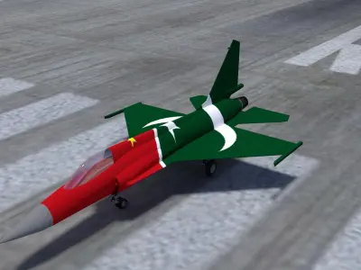 JF-17 Thunder 3D model