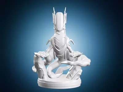 Robotic Dragon Creature 3D print model
