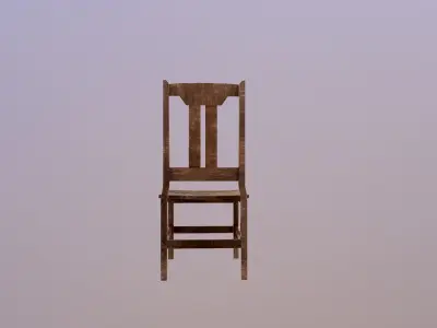 Old Chair Free low-poly 3D model buy