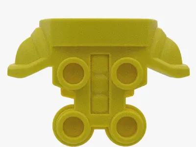 Real Size Lego Knight Armor For Minifigure Low-poly 3D model