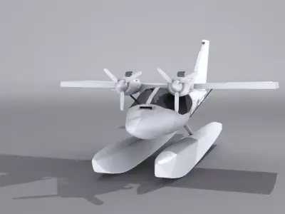 Aeroprakt A-37   Low-poly 3D model