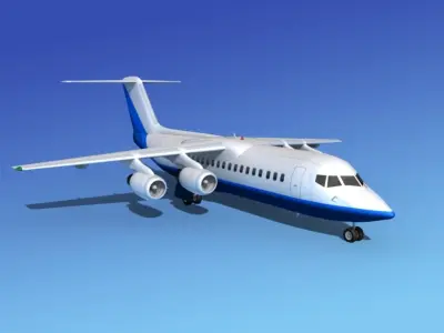 BAe 146-300 Corporate 1 3D model