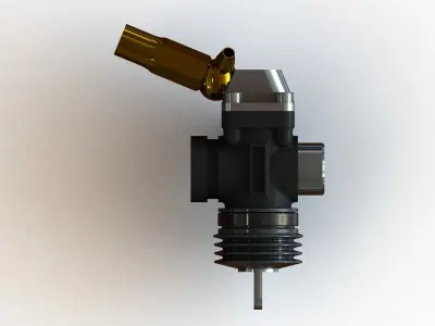 Nitro Engine Carburetor for Rc Cars 3D model