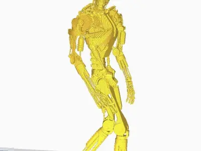 Terminator T-800 Endoskeleton Pose 2 3D print model purchase