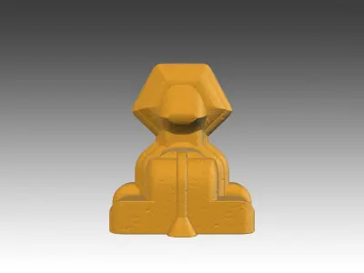 Aquarium Ornaments Sphinx Free 3D print model