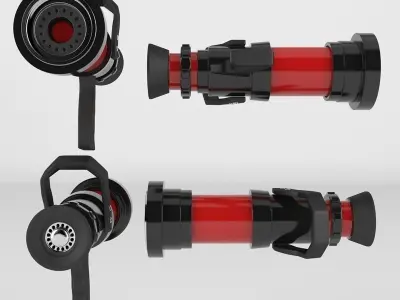 Fire Hose Nozzle 3D model