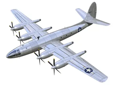 Republic XF-12 Rainbow 3D model