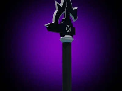 Kirito Sword Elucidator Sword Art Online Low-poly 3D model