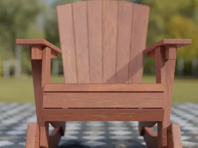 Adirondack Rocker 3D model