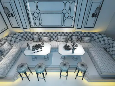 VIP Private Cinema 3D model