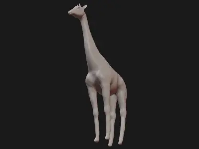 Giraffe Base Mesh 3D model