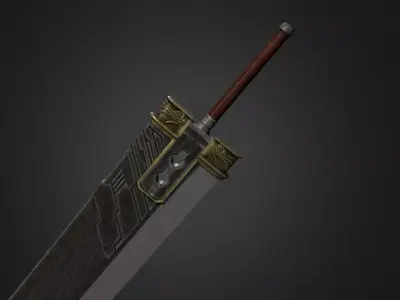 Buster Sword Final Fantasy 7 STL 3D Print Files 3D print model