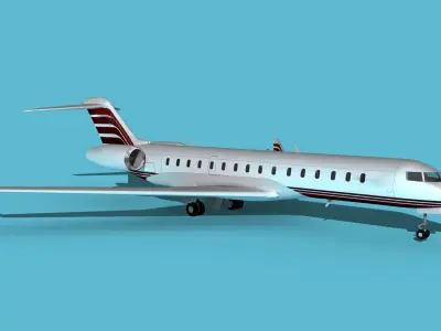 Bombardier Global 7000 V03 3D model