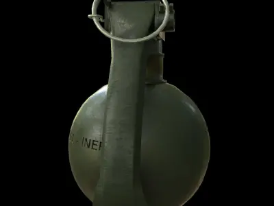 HG 85 Hand Grenade model Low-poly 3D model