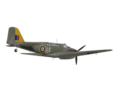 Fairey Fulmar Mk2 3D model