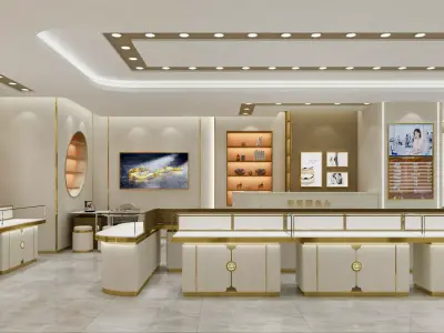 jewelry store Low-poly 3D model