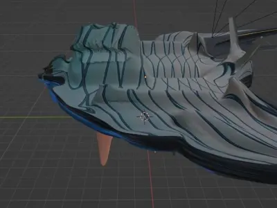 airecraft-spaceship 3d model spaceship with wings 3D print model