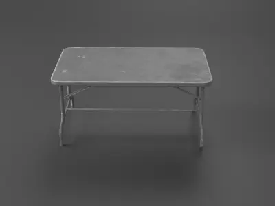 Military Table Low-poly 3D model