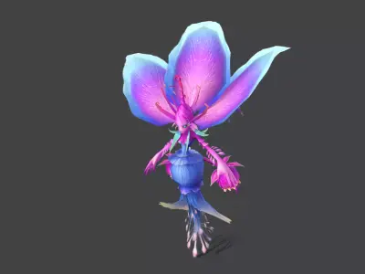 Flower Fairy Low-poly 3D model purchase