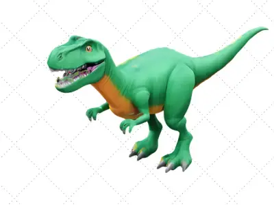 Realistic Dinosaur 3D Model - STL File for 3D Printing 3D print model