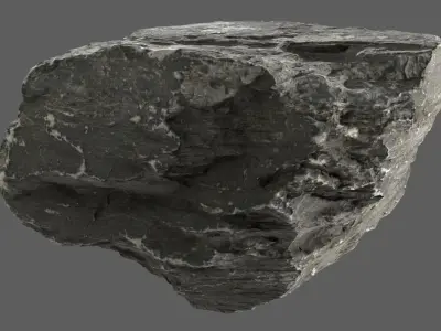 Scanned Cliff Rock 24 3D model