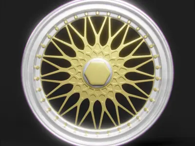 Disk BBS RS Gold 3D model