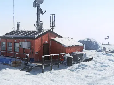 Arctic Meteo Station 3D model