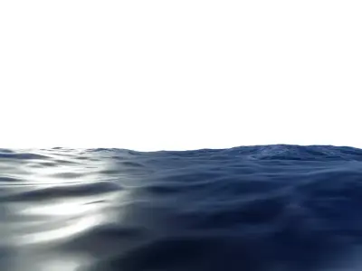 Ocean water surface Free 3D model