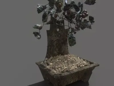 Ceramic Bansai Free 3D model