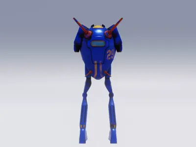 Robot mech Santinel 3D model
