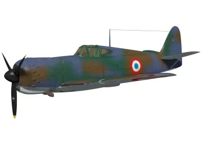 Bloch MB157 3D model