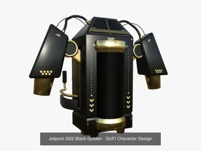 10 Jetpacks G Collection - SciFi Character Design 