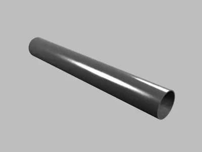 Steel pipes 3D model