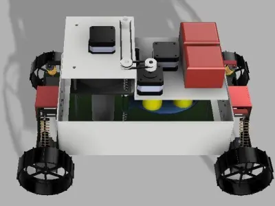 lunar sampling VEHICLE 3D model