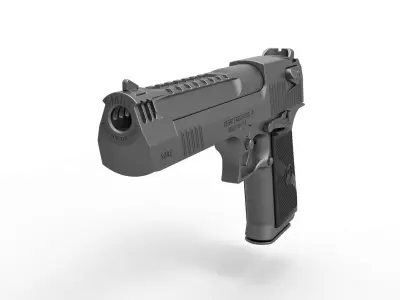 Desert Eagle from the movie Deadpool 2 2018 3D model