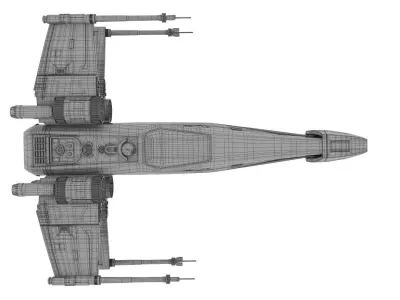 X-WING STARFIGHER 3D model