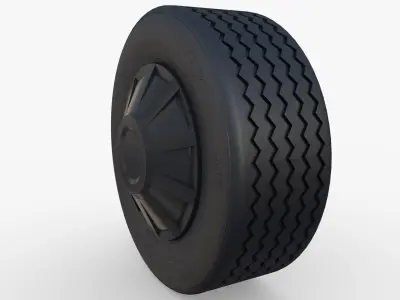Tesla Truck Wheel 1 3D model