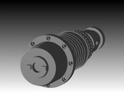 BT 40 TOOL SPINDLE Free 3D model