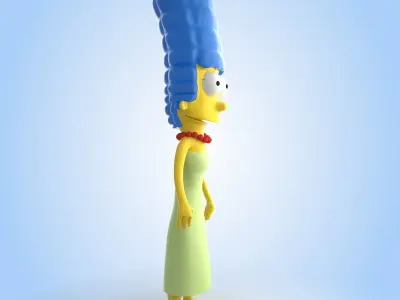 Marge Simpson 3D model