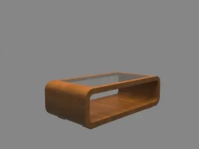 Coffee Table  Free low-poly 3D model