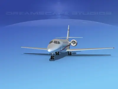 Cessna C680 Citation Soveriegn V10 3D model