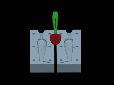 AM BAIT FISH 10CM HOOF FORM FOR PREDATOR FISHING Free 3D print model
